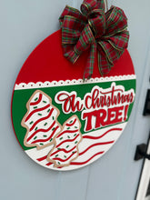 Load image into Gallery viewer, Christmas Tree Cake Door Hanger
