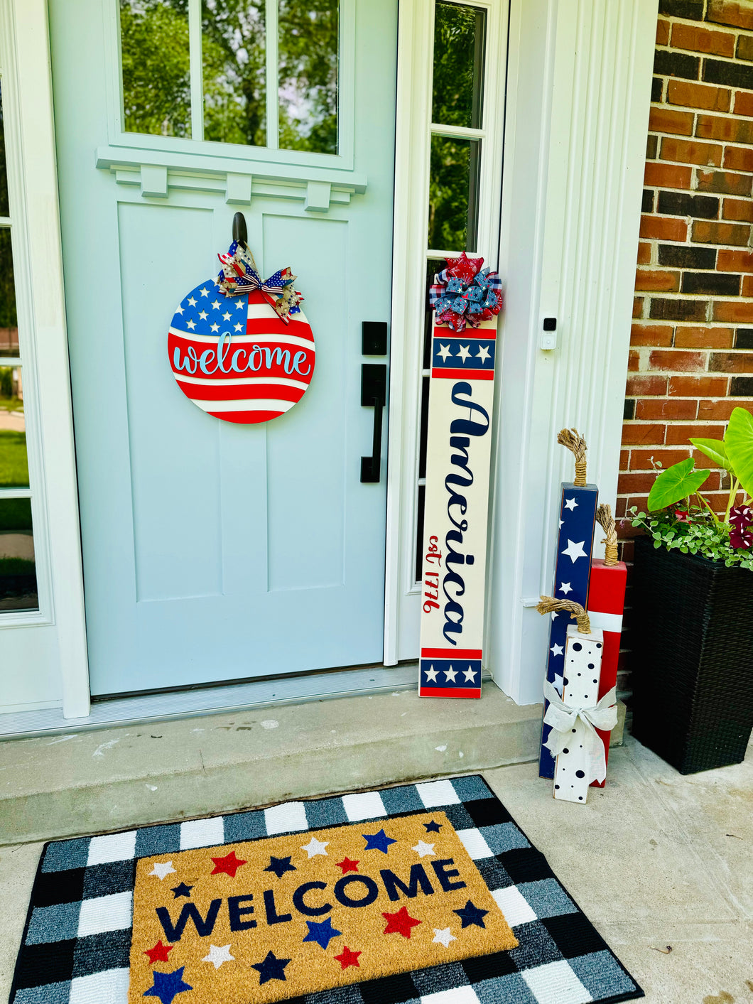 America 1776 Porch Sign