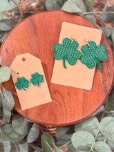 Load image into Gallery viewer, Shamrock Sweater Earrings
