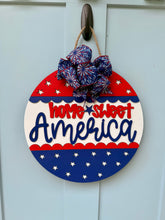 Load image into Gallery viewer, Home Sweet America Door Hanger

