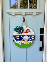 Load image into Gallery viewer, Welcome Golf Door Hanger

