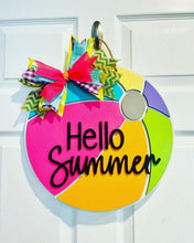 Load image into Gallery viewer, Beach Ball Summer Door Hanger
