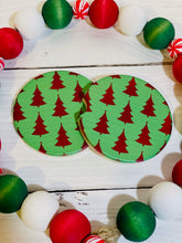 Load image into Gallery viewer, Christmas Tree Coasters
