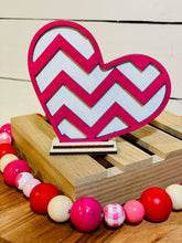 Load image into Gallery viewer, Chevron 3D Heart
