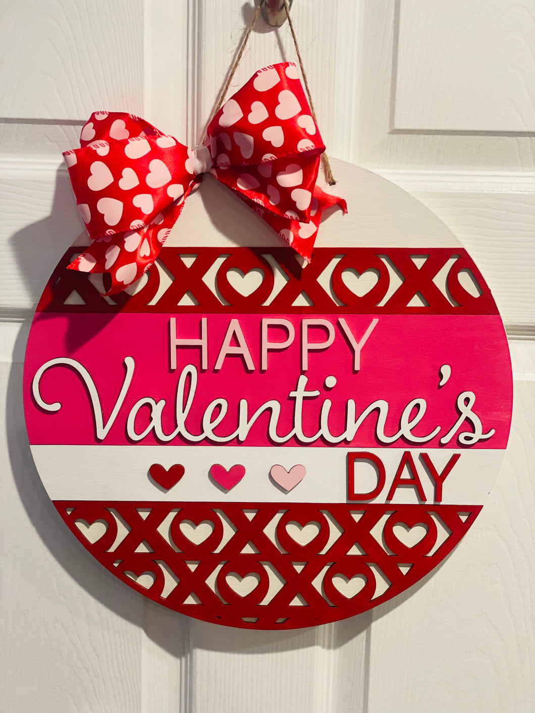 Happy Valentine's Day Door Sign