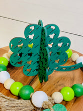 Load image into Gallery viewer, Medium Houndstooth 3D Shamrock
