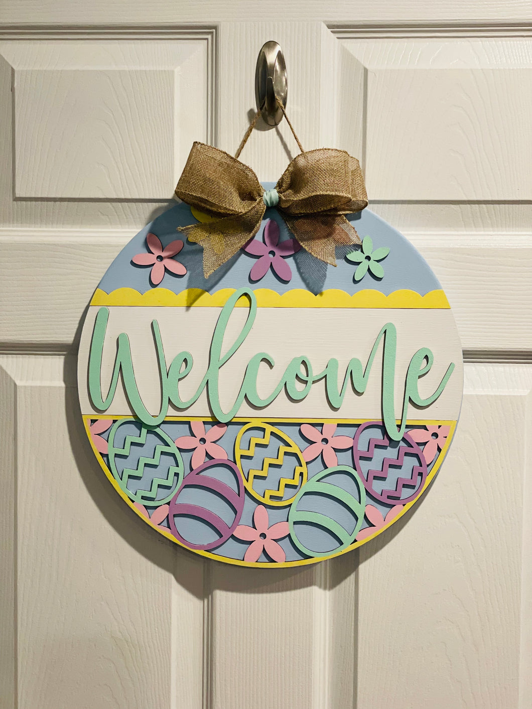 Welcome Easter Door Sign