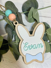 Load image into Gallery viewer, Personalized Bunny Tag
