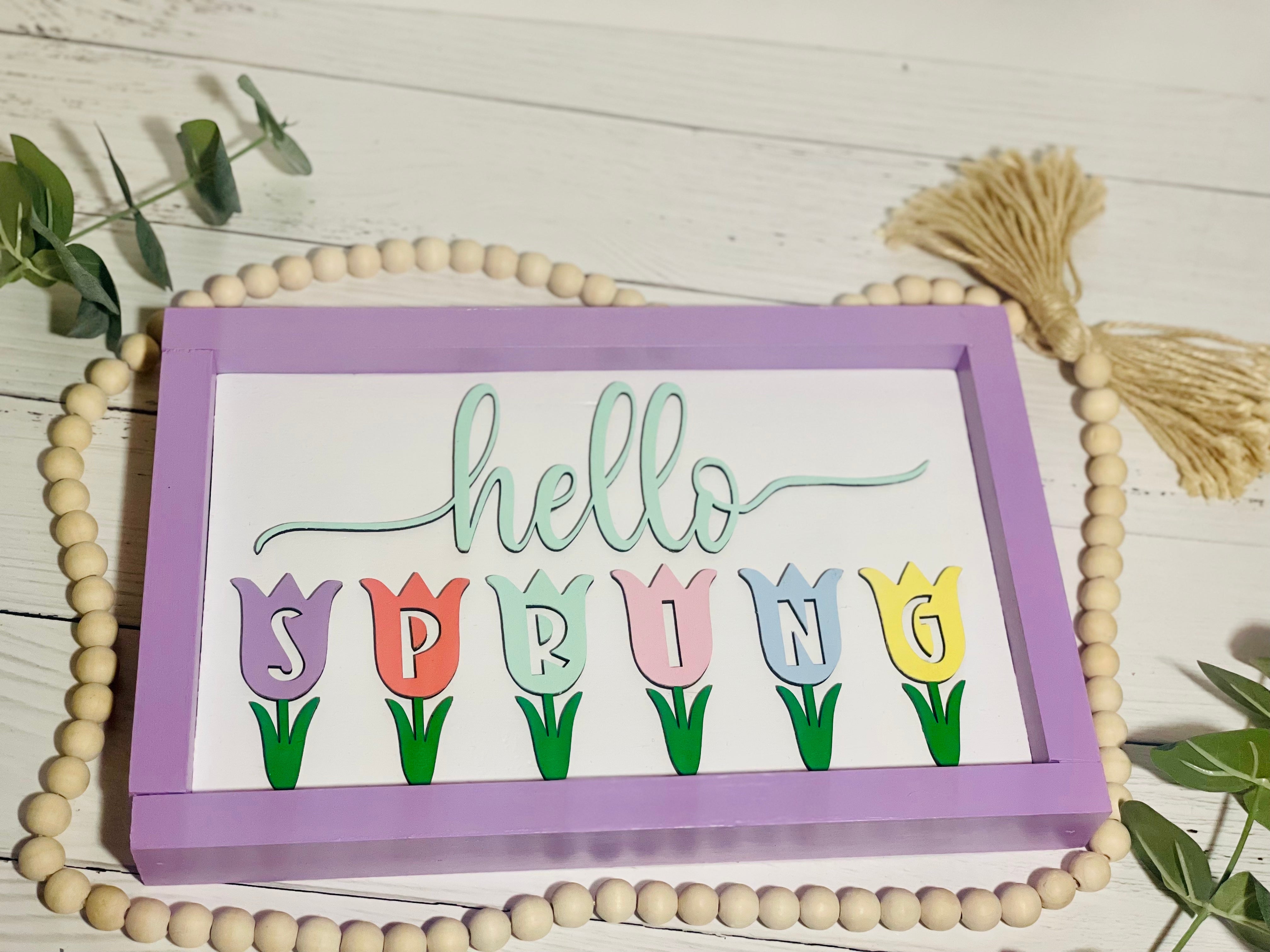 Happy Spring Sign – Eleven11 Treasures