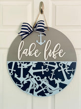 Load image into Gallery viewer, Lake Life Door Sign
