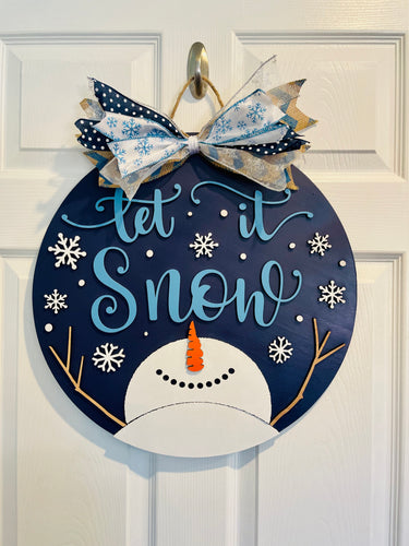 Let it Snow Door Hanger