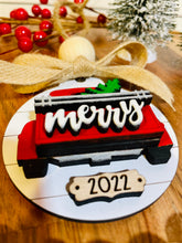 Load image into Gallery viewer, Merry Truck Ornament
