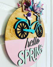 Load image into Gallery viewer, Hello Spring Door Hanger
